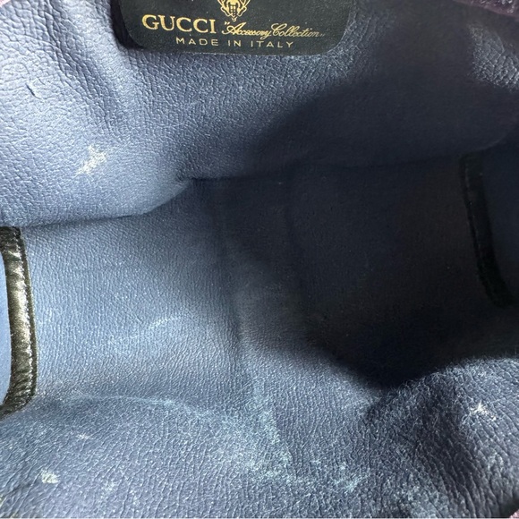 Gucci GG monogram Navy Blue clutch bag - Picture 13 of 13